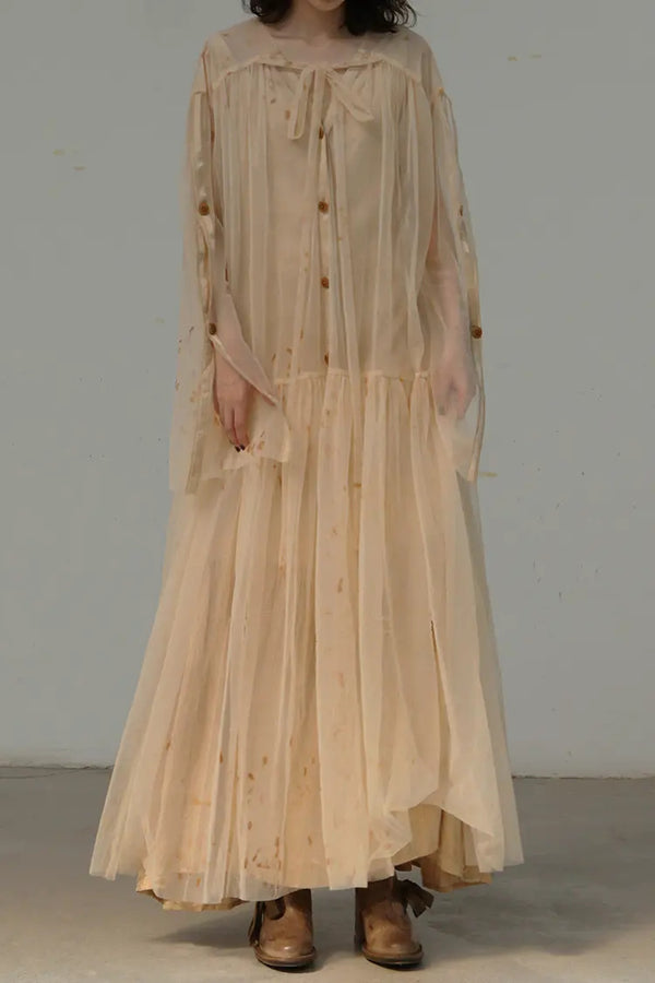 MUTEDANCE gauze dress MD20FW18